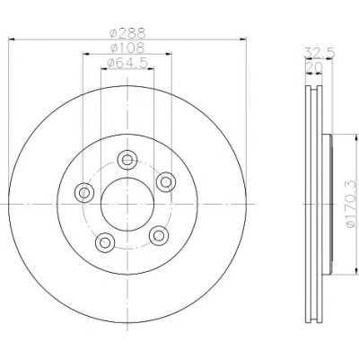 Kočioni disk TEXTAR 92099100