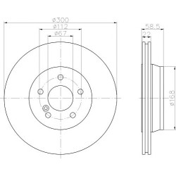 Kočioni disk TEXTAR 92099503