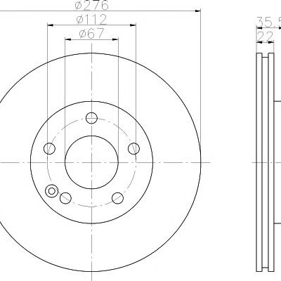 Kočioni disk TEXTAR 92099603