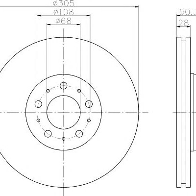 Kočioni disk TEXTAR 92100603
