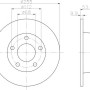 Kočioni disk TEXTAR 92104103