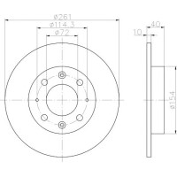 Kočioni disk TEXTAR 92104300