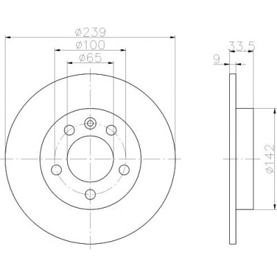 Kočioni disk TEXTAR 92105803