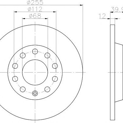 Kočioni disk TEXTAR 92106303