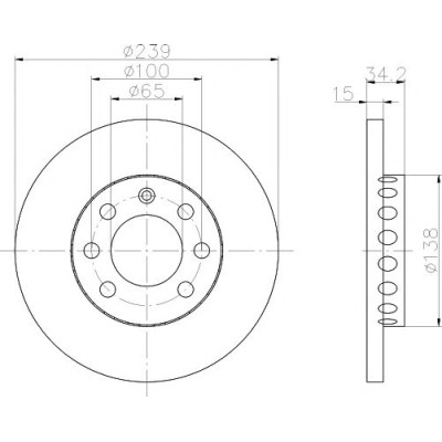 Kočioni disk TEXTAR 92106403