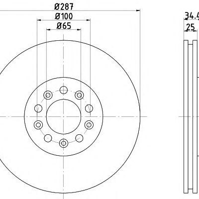 Kočioni disk TEXTAR 92106603