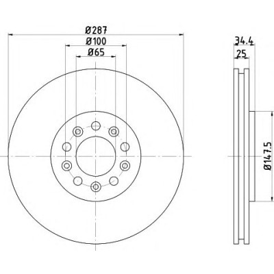 Kočioni disk TEXTAR 92106603