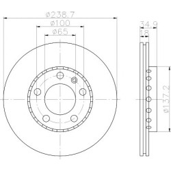 Kočioni disk TEXTAR 92106803