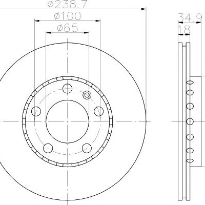 Kočioni disk TEXTAR 92106803