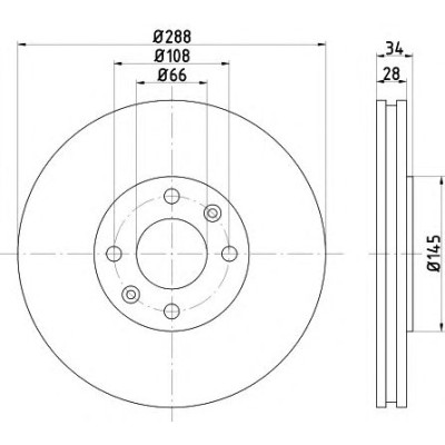 Kočioni disk TEXTAR 92107800