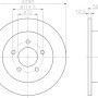 Kočioni disk TEXTAR 92108400