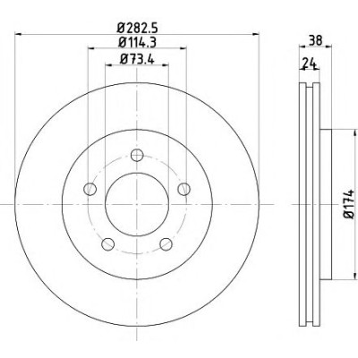 Kočioni disk TEXTAR 92108700