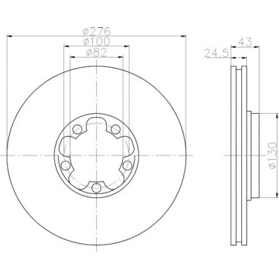 Kočioni disk TEXTAR 92110003
