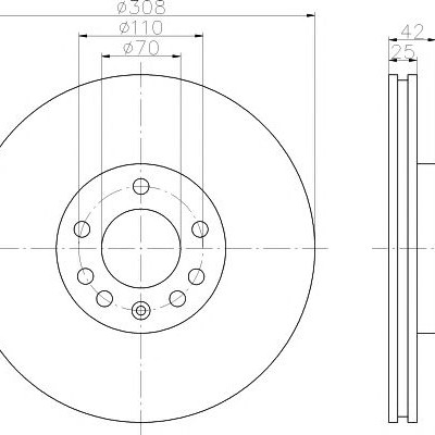 Kočioni disk TEXTAR 92110903