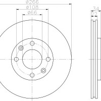 Kočioni disk TEXTAR 92111503