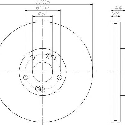 Kočioni disk TEXTAR 92112300