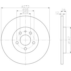 Kočioni disk TEXTAR 92118203