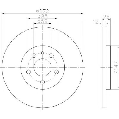 Kočioni disk TEXTAR 92118203