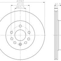 Kočioni disk TEXTAR 92118403