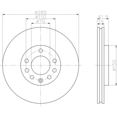 Kočioni disk TEXTAR 92118703
