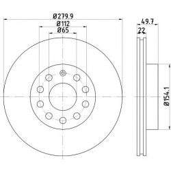 Kočioni disk TEXTAR 92120705
