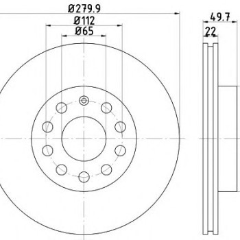 Kočioni disk TEXTAR 92120705