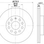 Kočioni disk TEXTAR 92120705