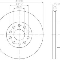 Kočioni disk TEXTAR 92120805