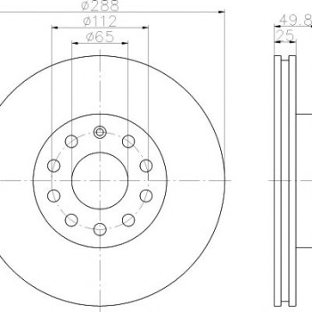 Kočioni disk TEXTAR 92120805