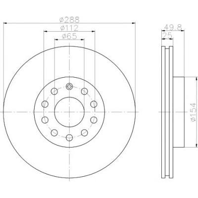 Kočioni disk TEXTAR 92120805