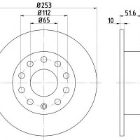 Kočioni disk TEXTAR 92120903