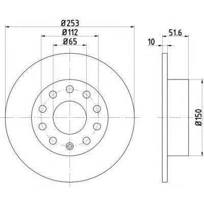 Kočioni disk TEXTAR 92120903