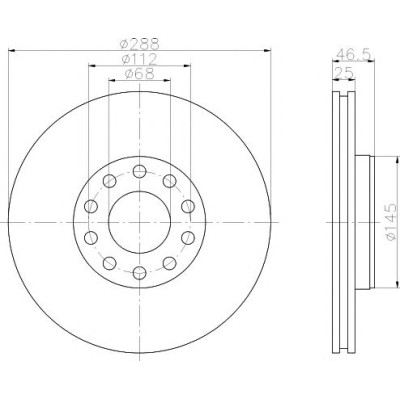Kočioni disk TEXTAR 92121003