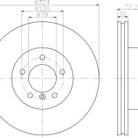 Kočioni disk TEXTAR 92122605