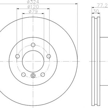 Kočioni disk TEXTAR 92122605