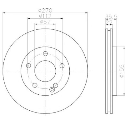 Kočioni disk TEXTAR 92124503