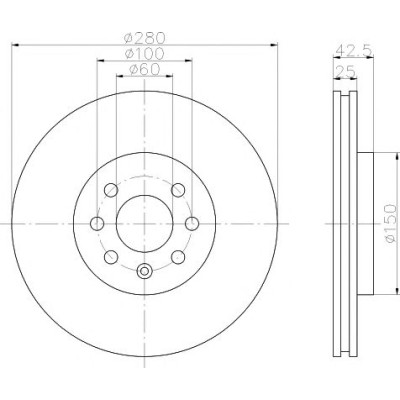 Kočioni disk TEXTAR 92124603