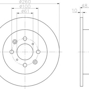 Kočioni disk TEXTAR 92125300