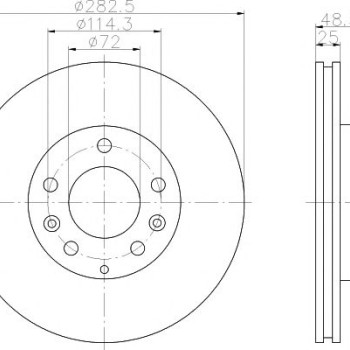 Kočioni disk TEXTAR 92125503