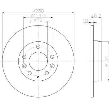 Kočioni disk TEXTAR 92125603