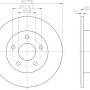 Kočioni disk TEXTAR 92125703