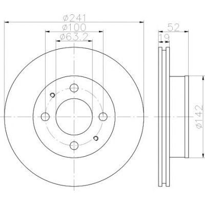 Kočioni disk TEXTAR 92128500