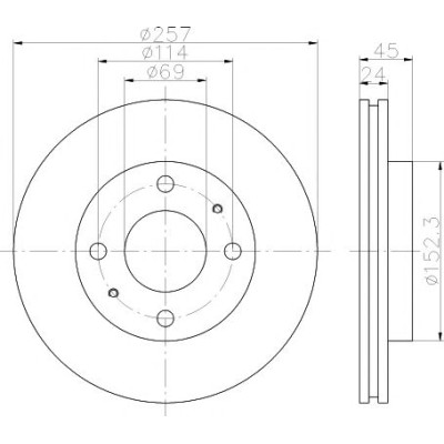 Kočioni disk TEXTAR 92130800