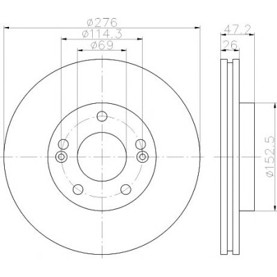 Kočioni disk TEXTAR 92131000