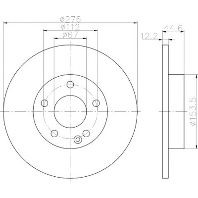 Kočioni disk TEXTAR 92131803