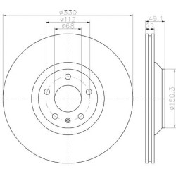 Kočioni disk TEXTAR 92132603