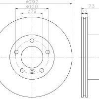 Kočioni disk TEXTAR 92132805