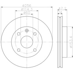 Kočioni disk TEXTAR 92133600