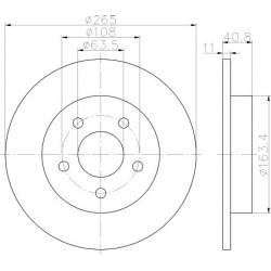 Kočioni disk TEXTAR 92133703