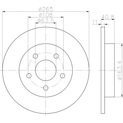 Kočioni disk TEXTAR 92133703